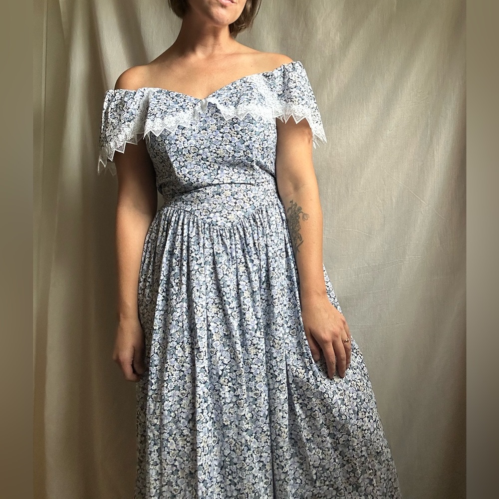 Vintage 90s Jessica McClintock Gunne Sax Dress